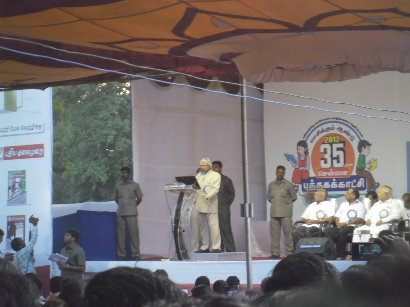 Dr. Kalam at the Chennai Book Fair